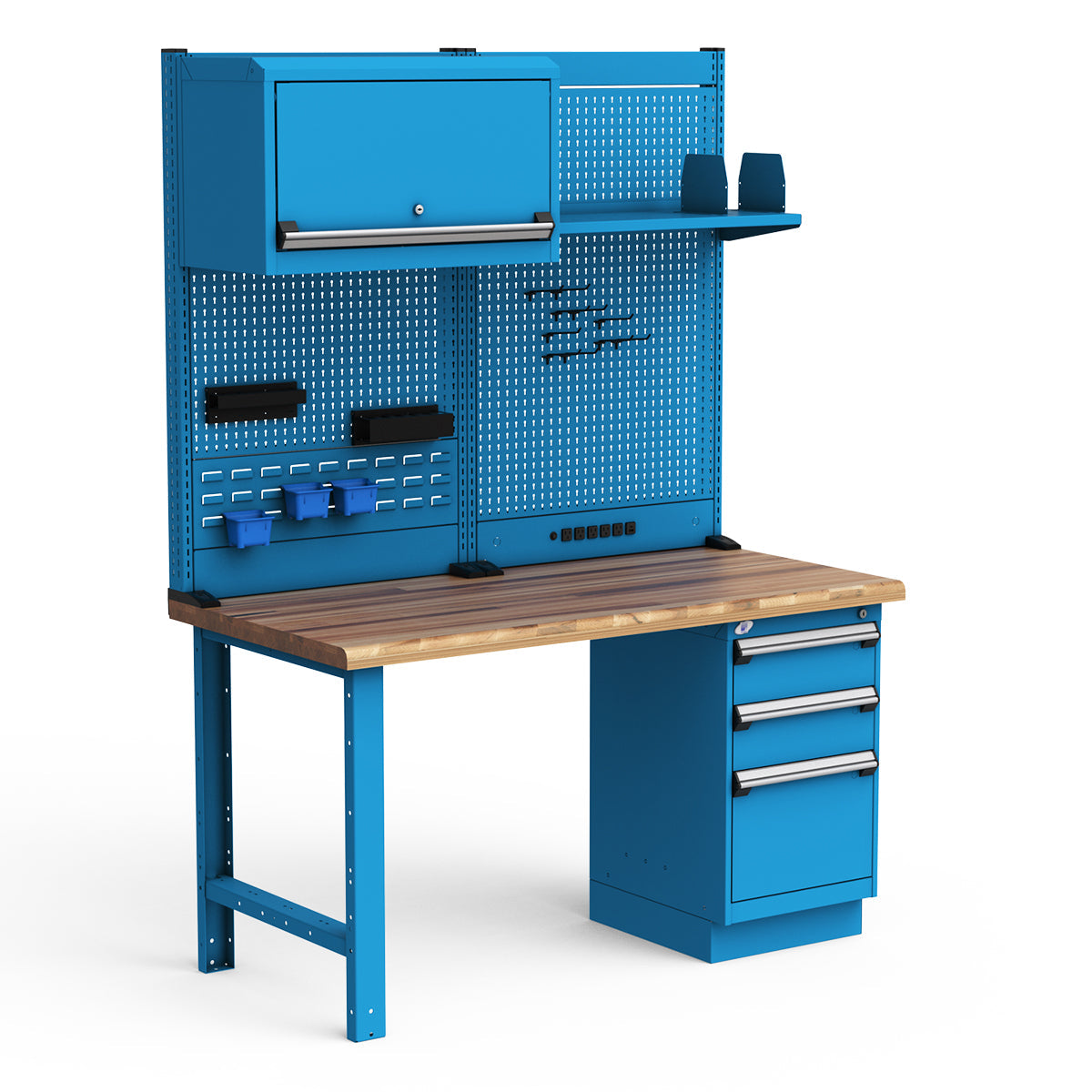 Workstations - 60"W x 30"D x 82"H - Laminated Wood Top