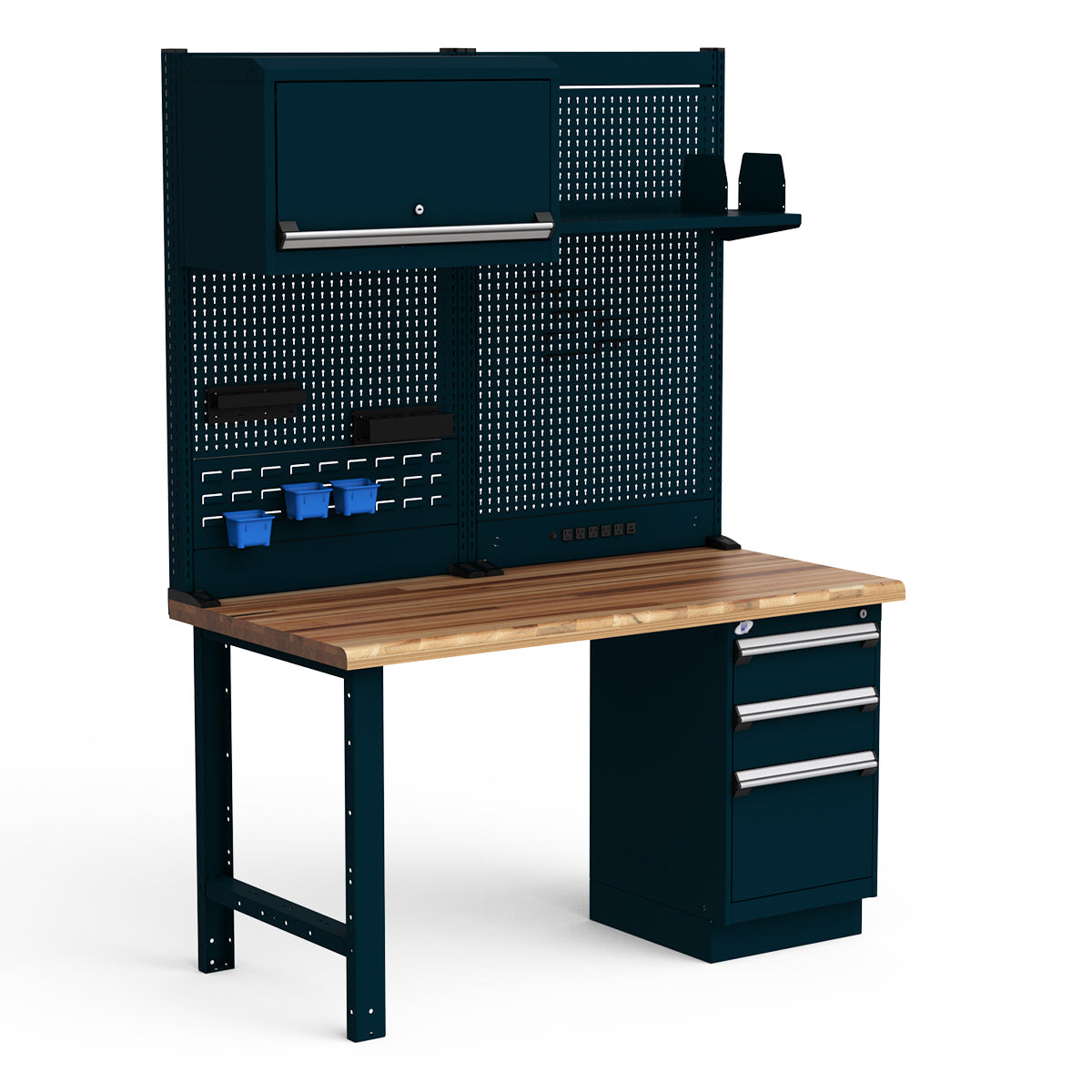 Workstations - 60"W x 30"D x 82"H - Laminated Wood Top