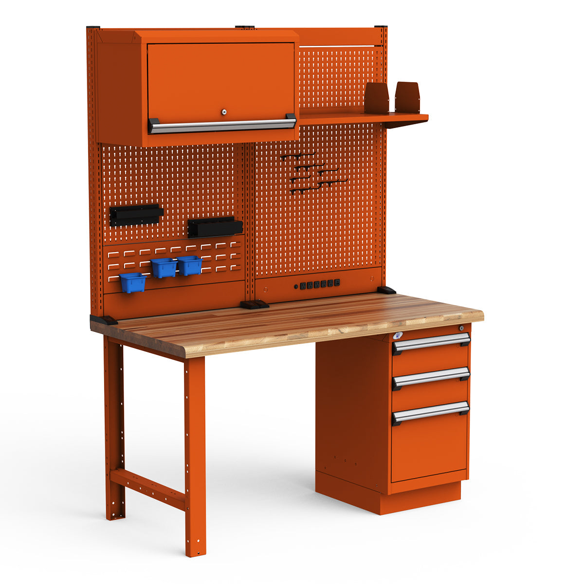 Workstations - 60"W x 30"D x 82"H - Laminated Wood Top