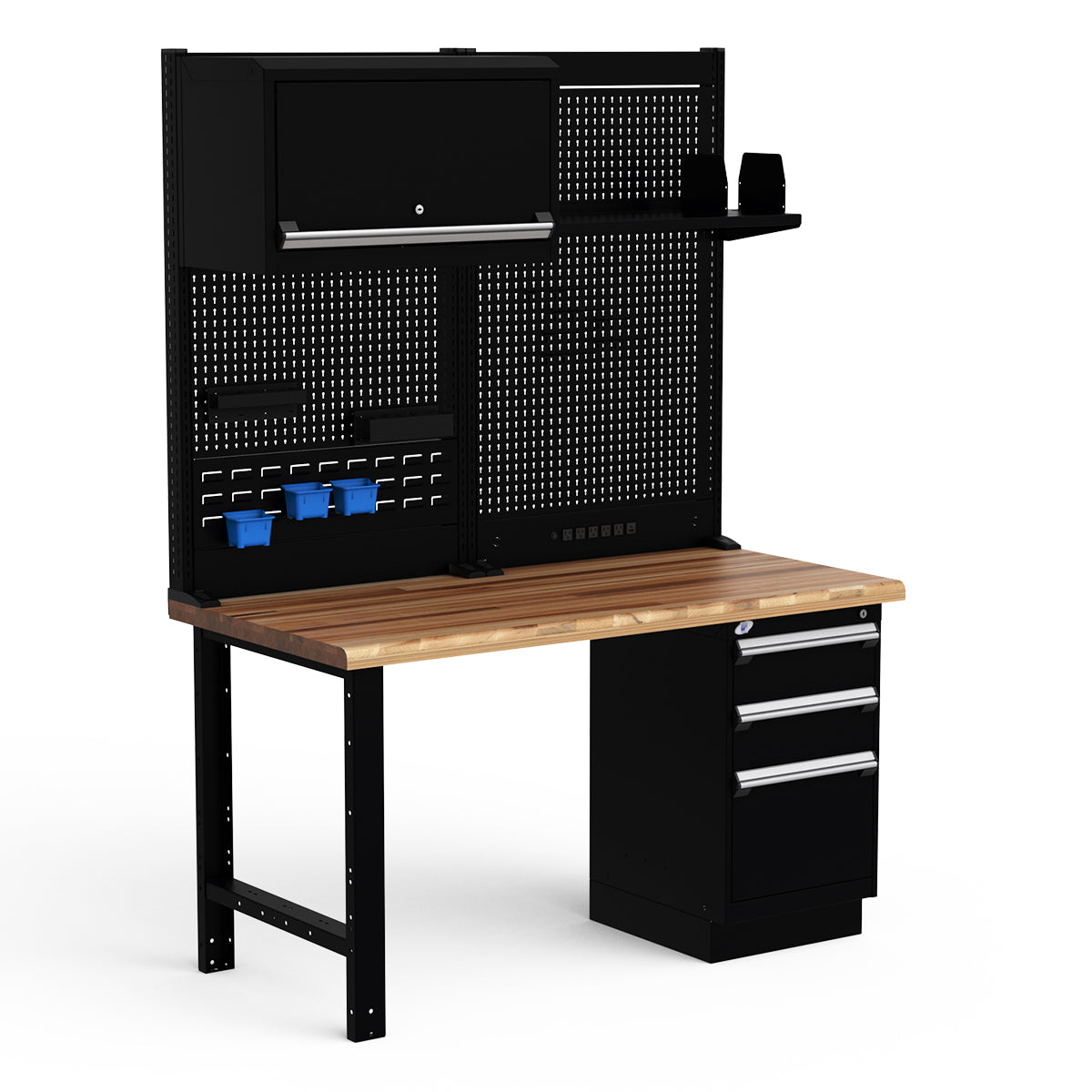 Workstations - 60"W x 30"D x 82"H - Laminated Wood Top