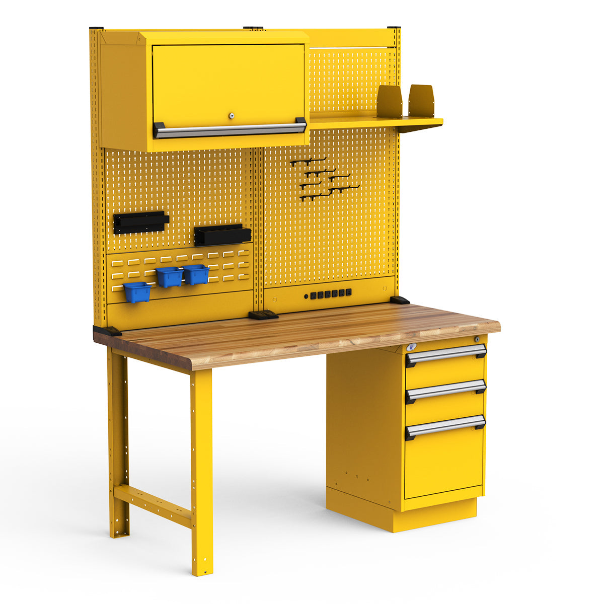 Workstations - 60"W x 30"D x 82"H - Laminated Wood Top