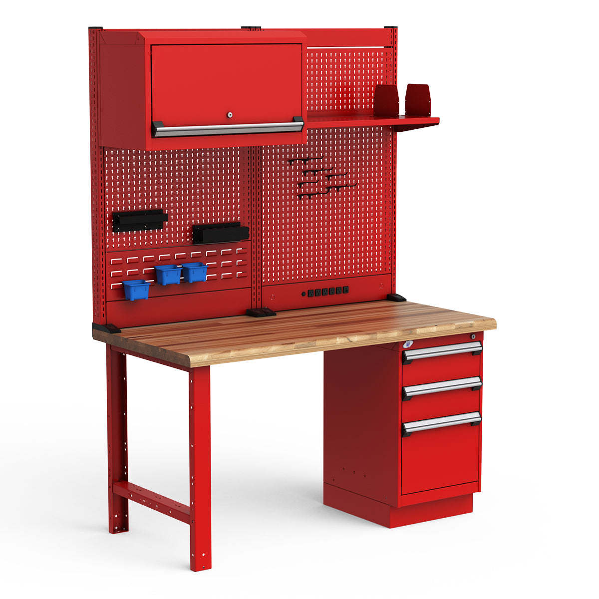 Workstations - 60"W x 30"D x 82"H - Laminated Wood Top