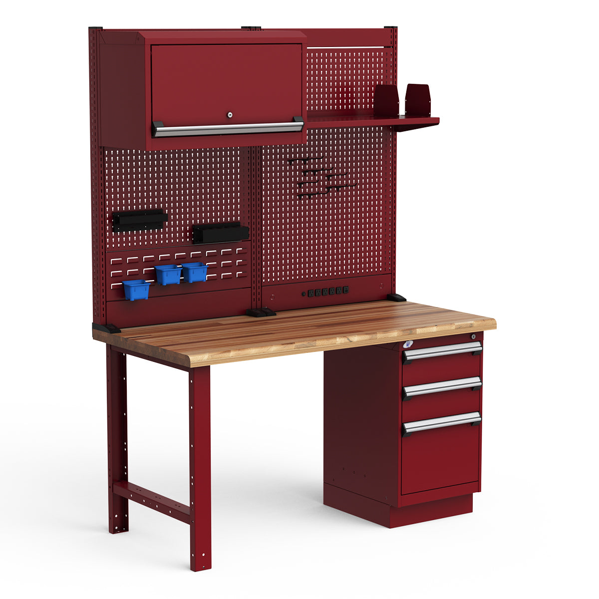 Workstations - 60"W x 30"D x 82"H - Laminated Wood Top