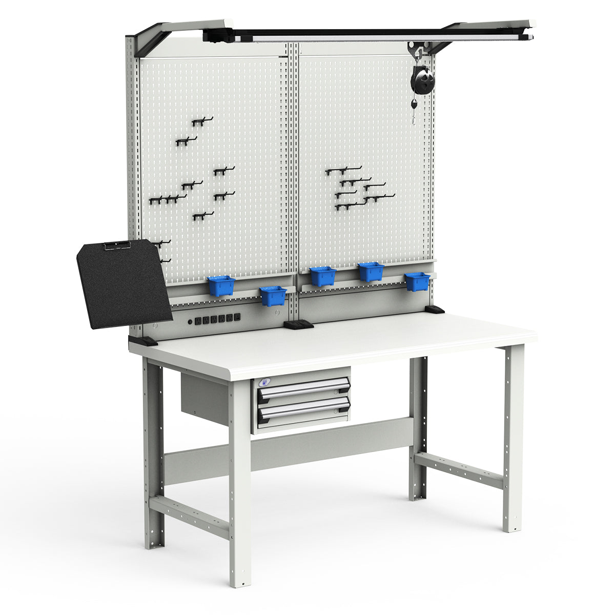 Workstations - 60"W x 30"D x 82"H - Plastic Laminated Top
