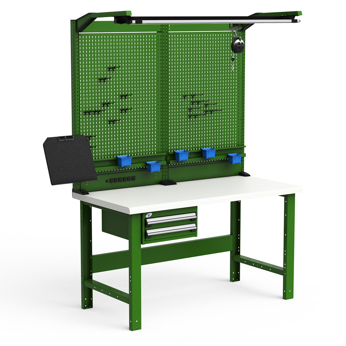 Workstations - 60"W x 30"D x 82"H - Plastic Laminated Top