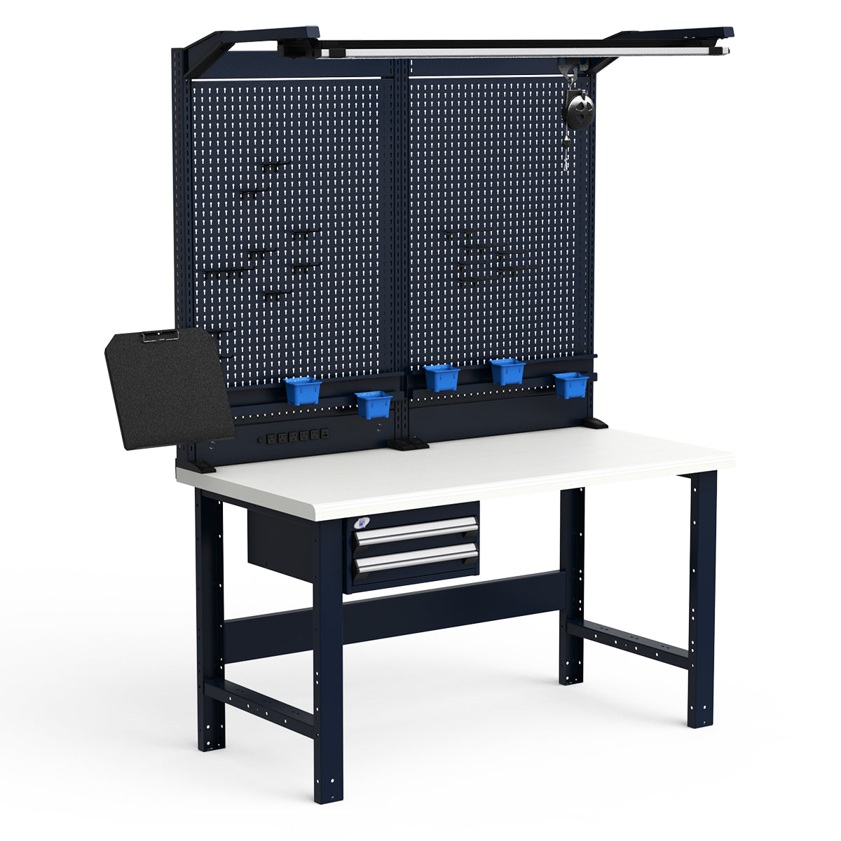 Workstations - 60"W x 30"D x 82"H - Plastic Laminated Top