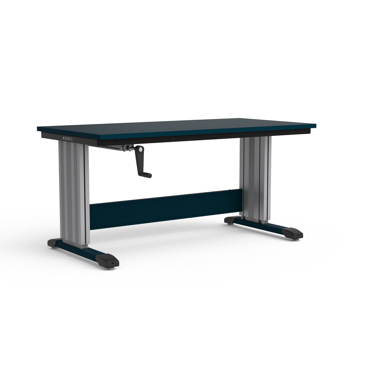 Adjustable Height Workbench - Painted Steel Top
