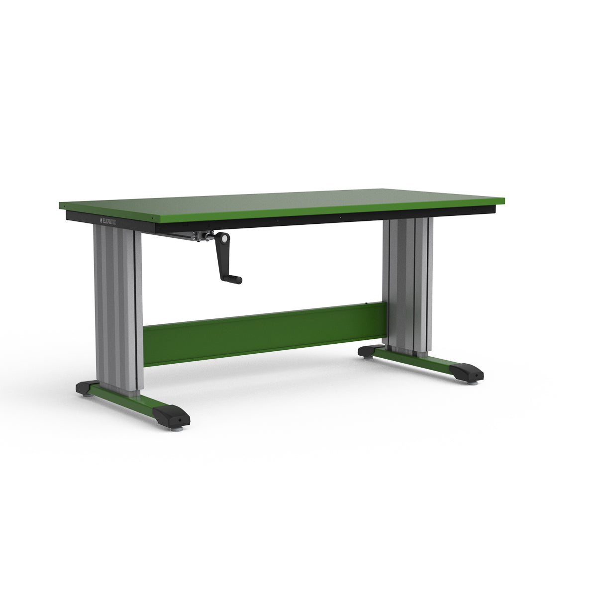 Adjustable Height Workbench - Painted Steel Top