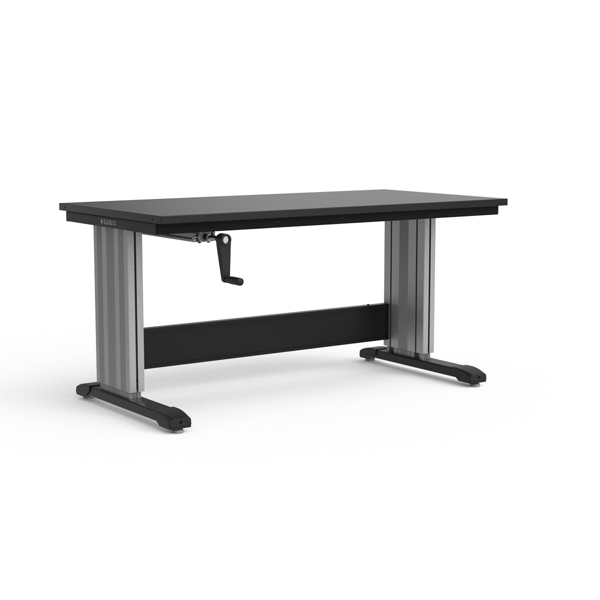 Adjustable Height Workbench - Painted Steel Top