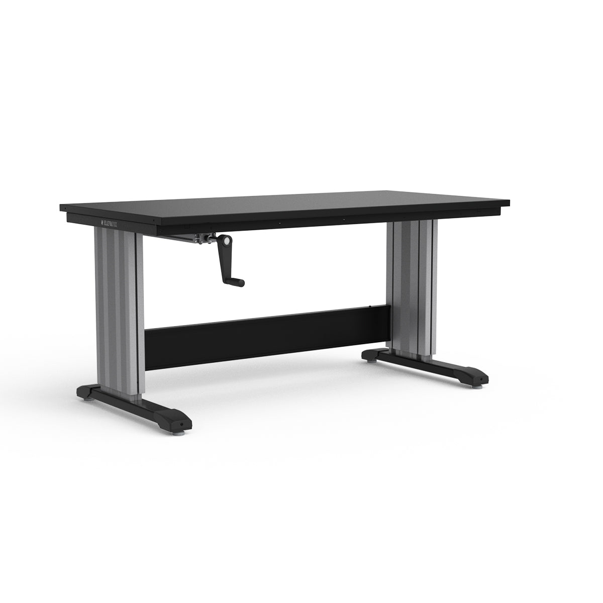 Adjustable Height Workbench - Painted Steel Top