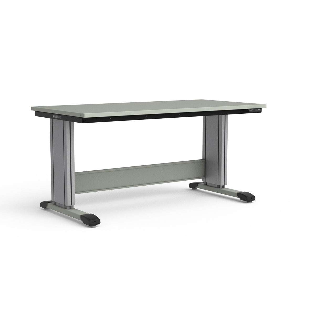 Adjustable Height Workbench - Painted Steel Top
