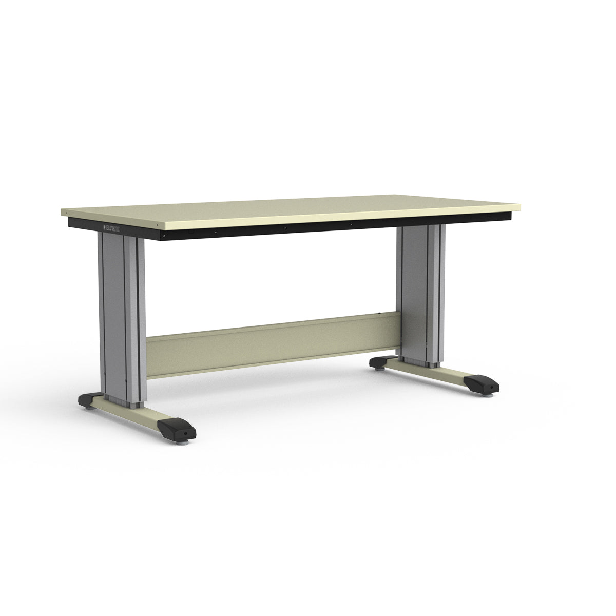 Adjustable Height Workbench - Painted Steel Top