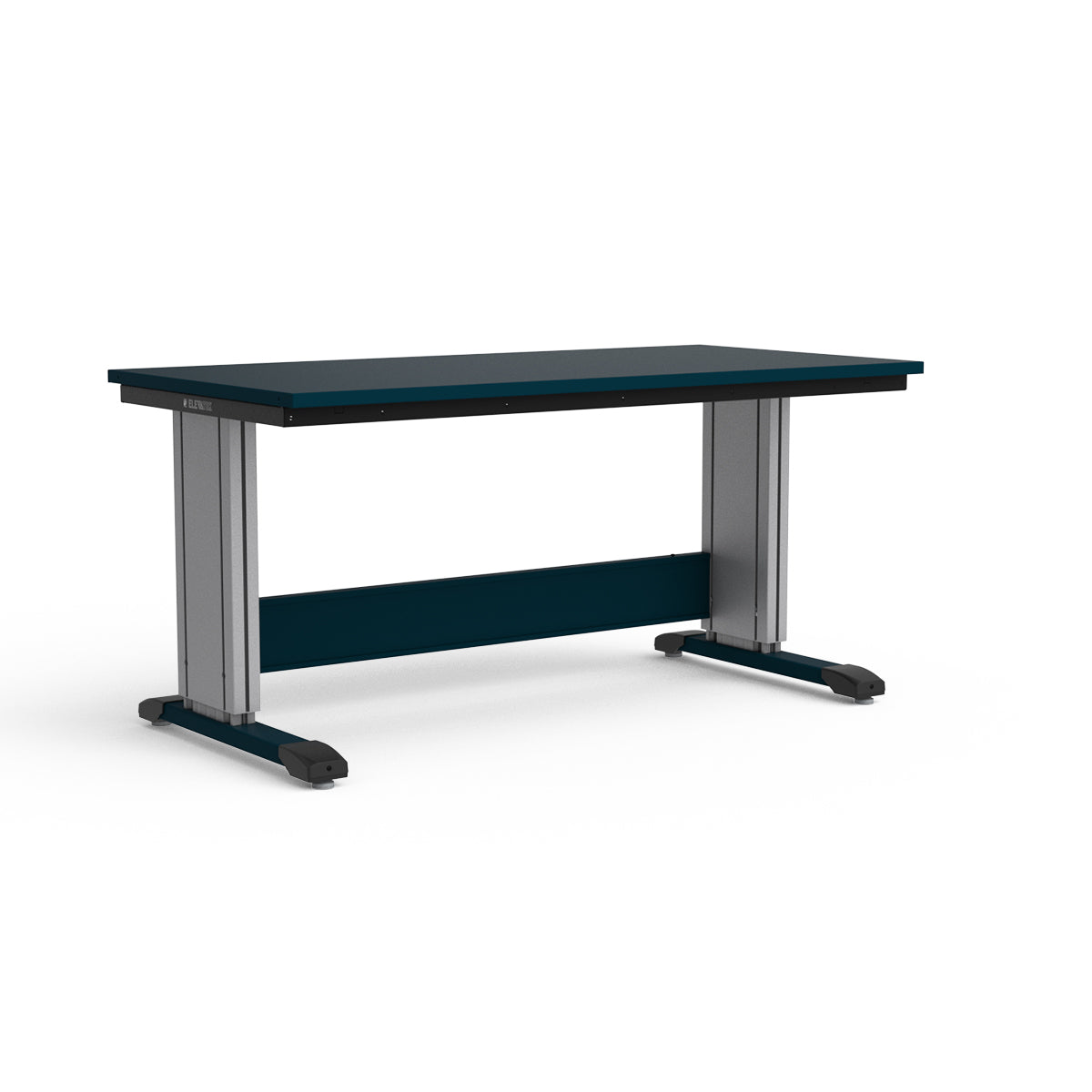 Adjustable Height Workbench - Painted Steel Top