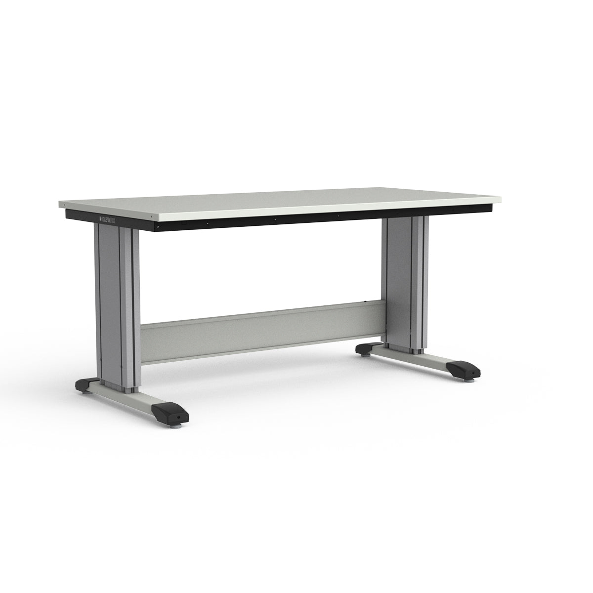 Adjustable Height Workbench - Painted Steel Top
