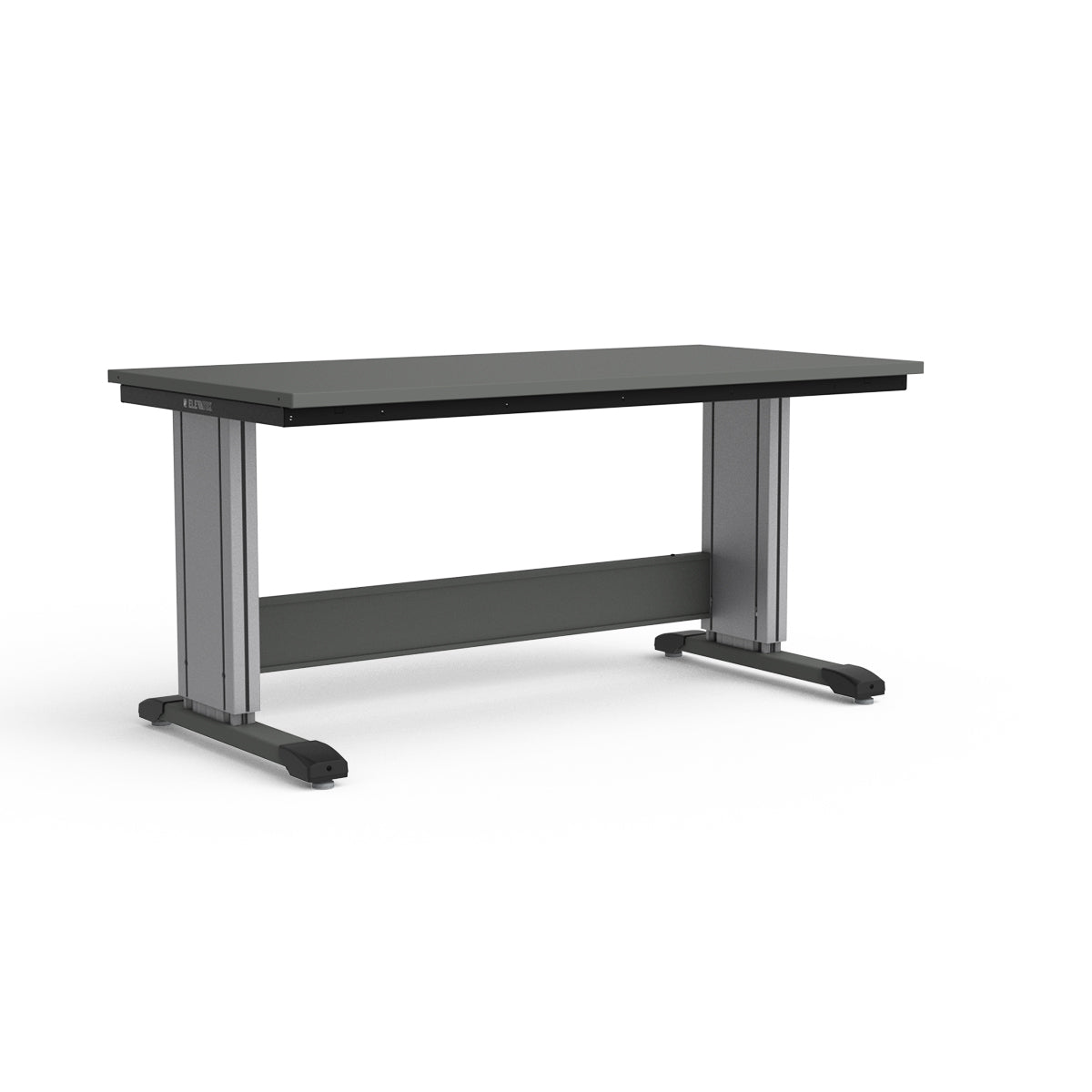 Adjustable Height Workbench - Painted Steel Top