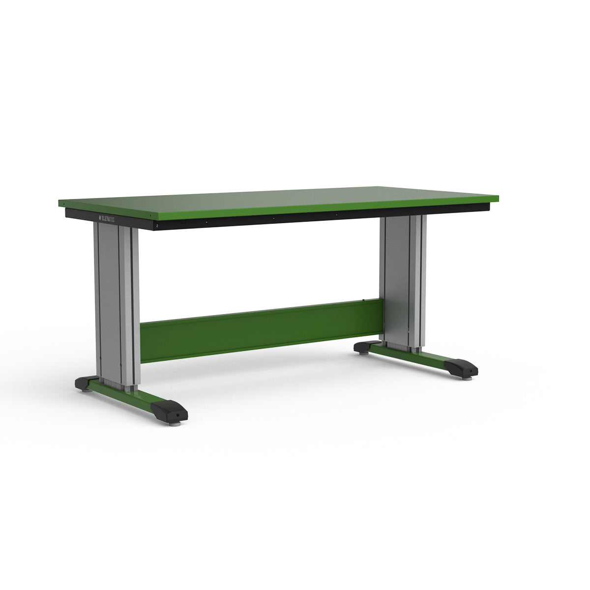 Adjustable Height Workbench - Painted Steel Top