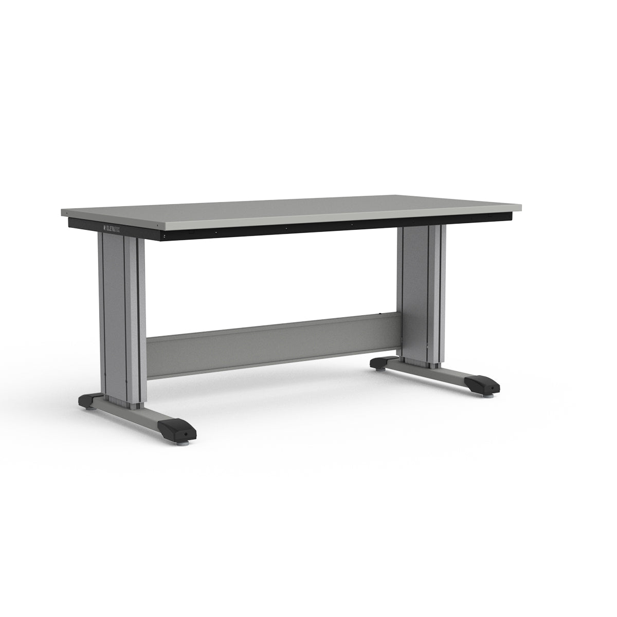 Adjustable Height Workbench - Painted Steel Top