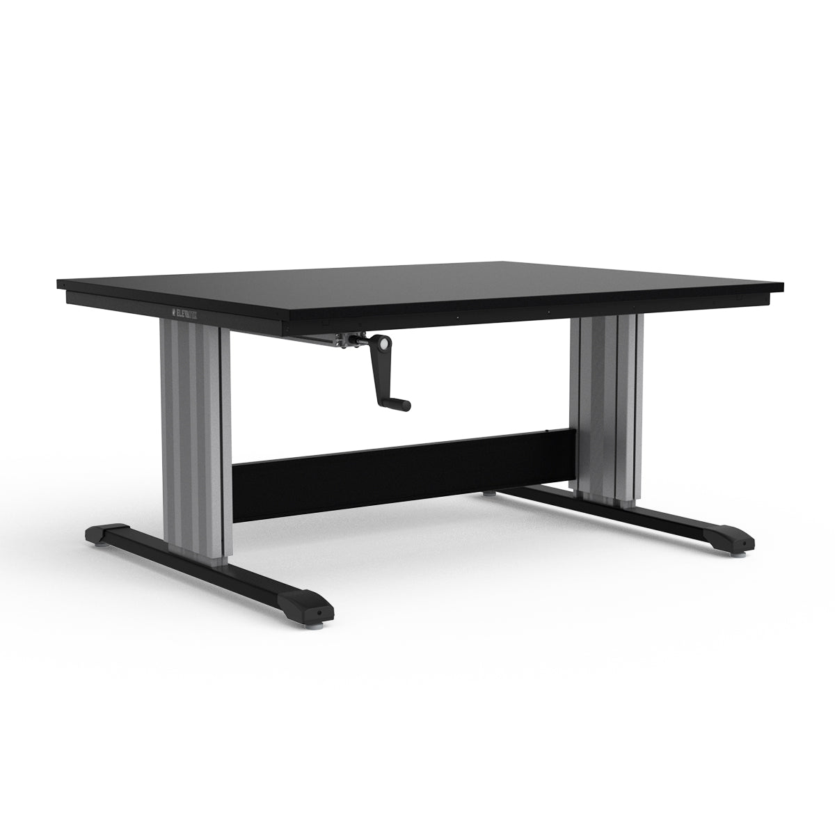 Adjustable Height Workbench - Painted Steel Top