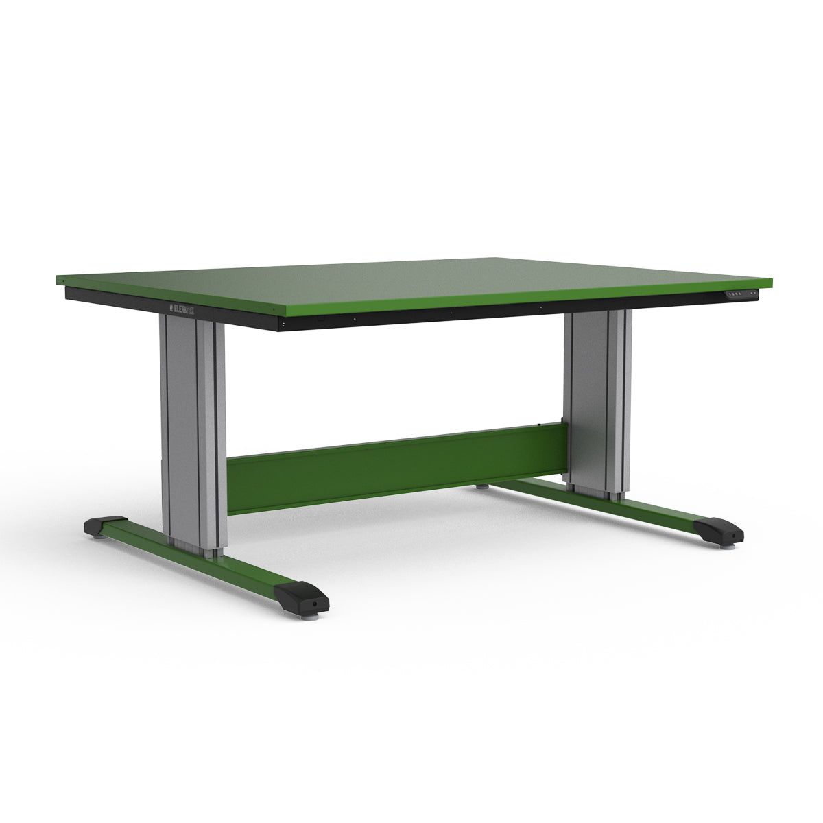 Adjustable Height Workbench - Painted Steel Top