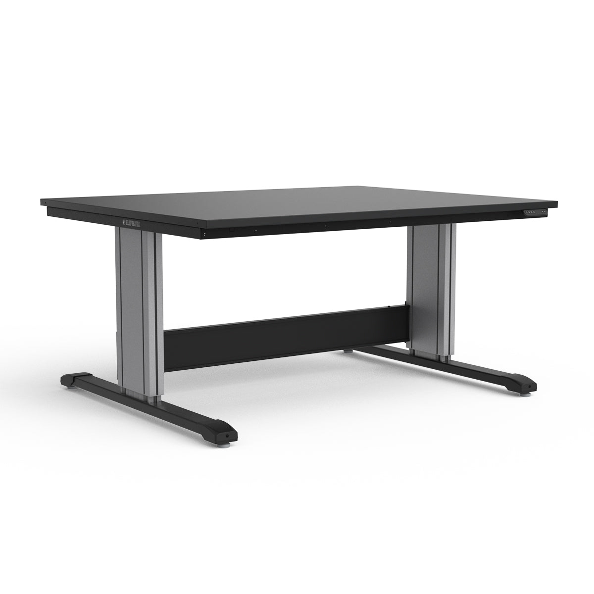 Adjustable Height Workbench - Painted Steel Top
