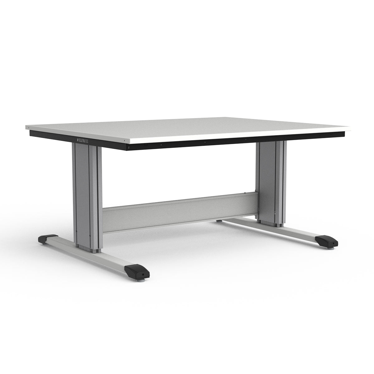 Adjustable Height Workbench - Painted Steel Top