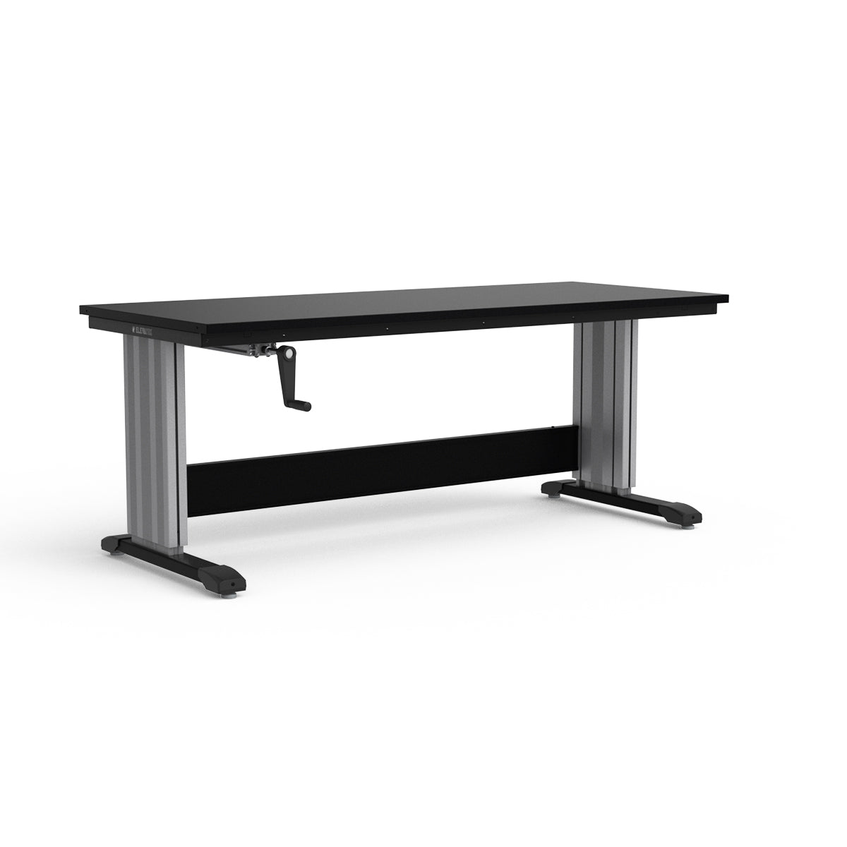 Adjustable Height Workbench - Painted Steel Top