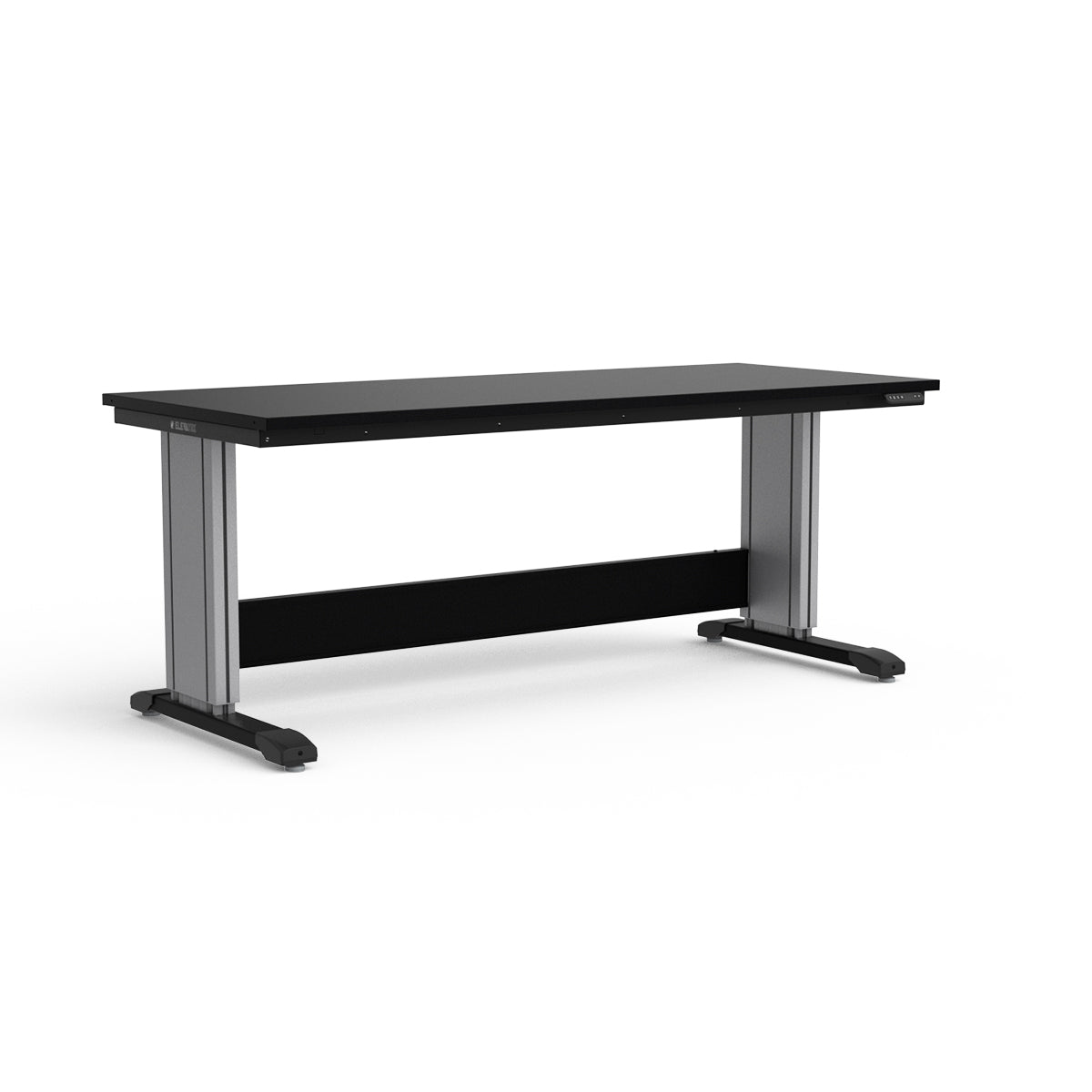 Adjustable Height Workbench - Painted Steel Top