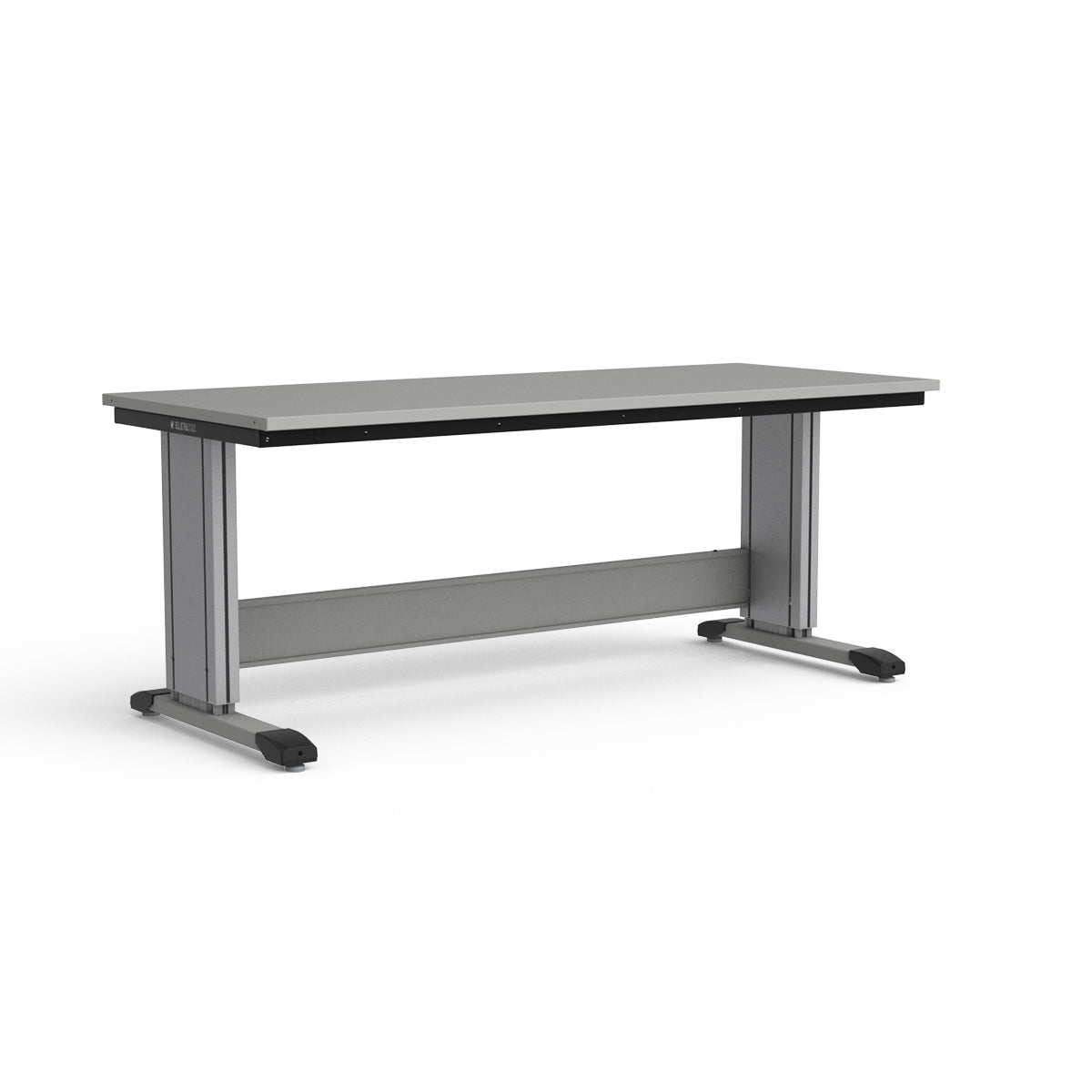 Adjustable Height Workbench - Painted Steel Top