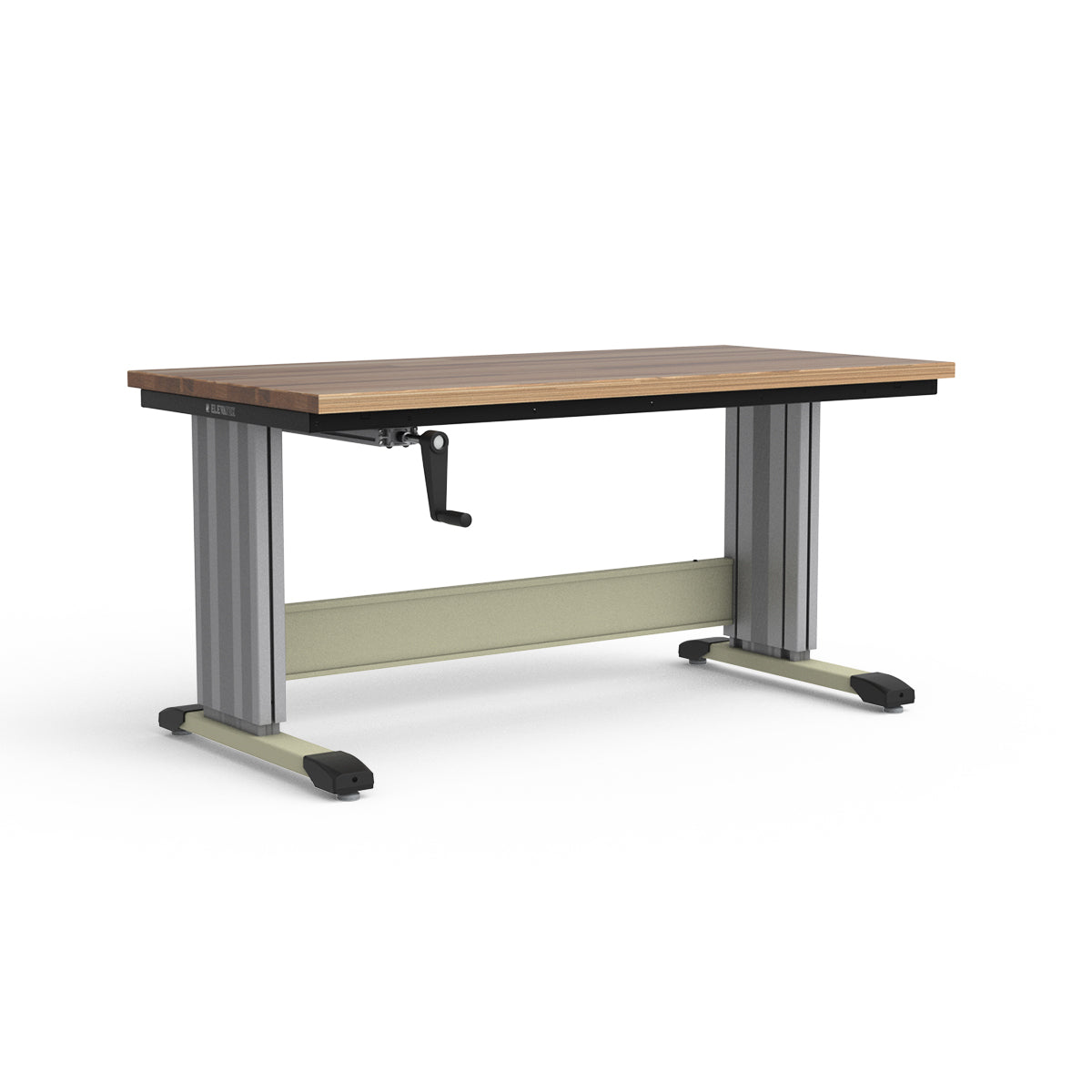 Adjustable Height Workbench - Laminated Wood Top