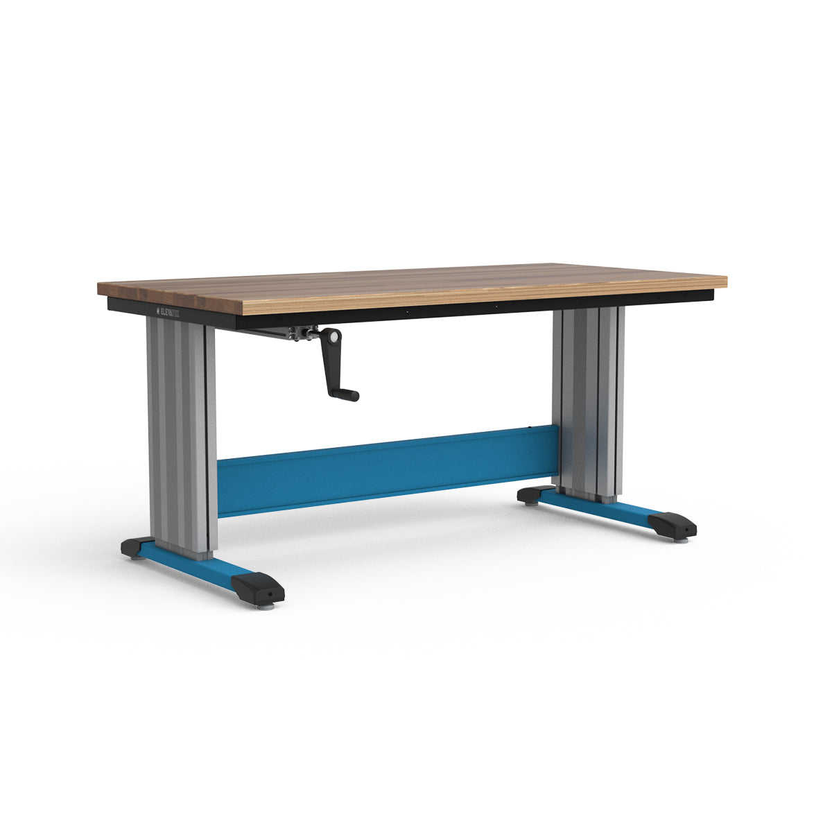 Adjustable Height Workbench - Laminated Wood Top