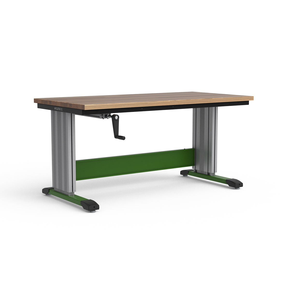 Adjustable Height Workbench - Laminated Wood Top