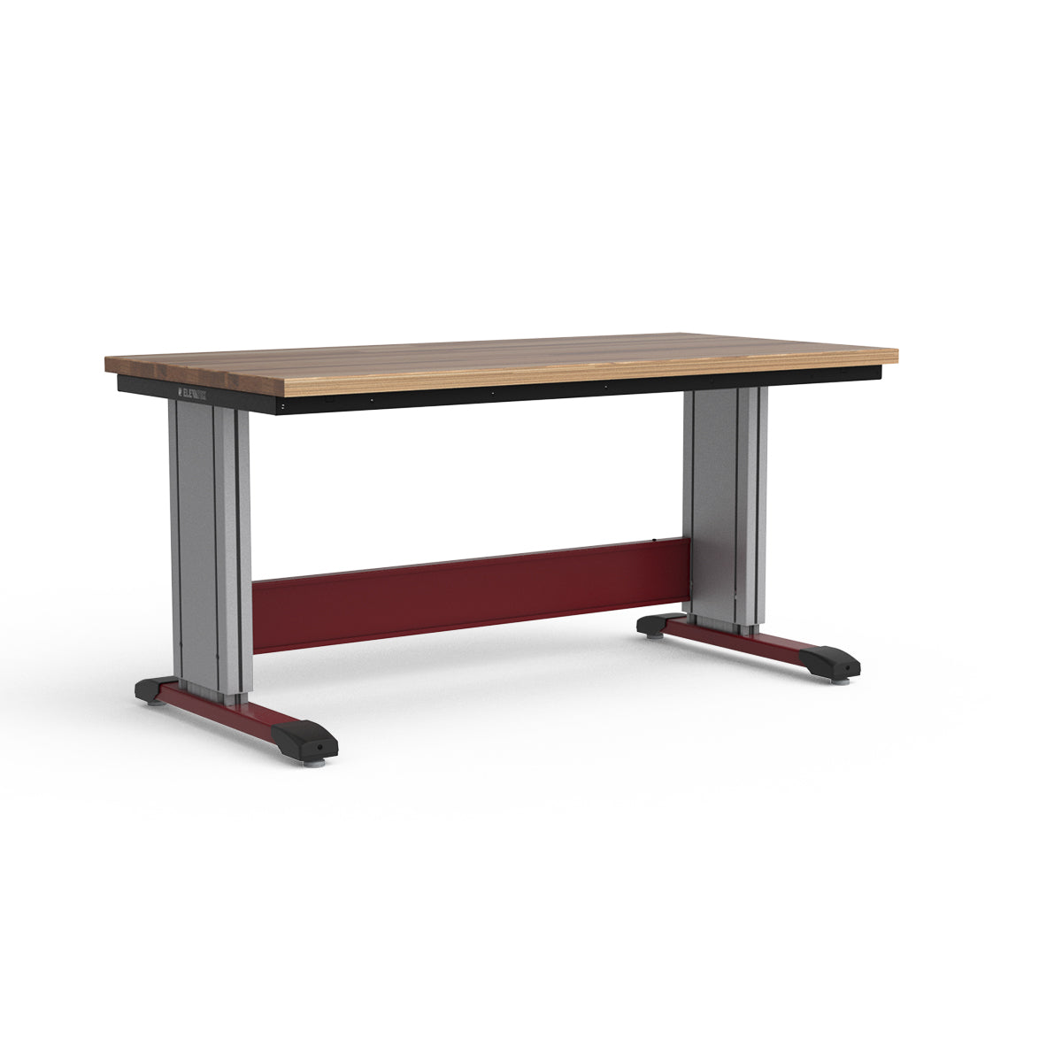 Adjustable Height Workbench - Laminated Wood Top