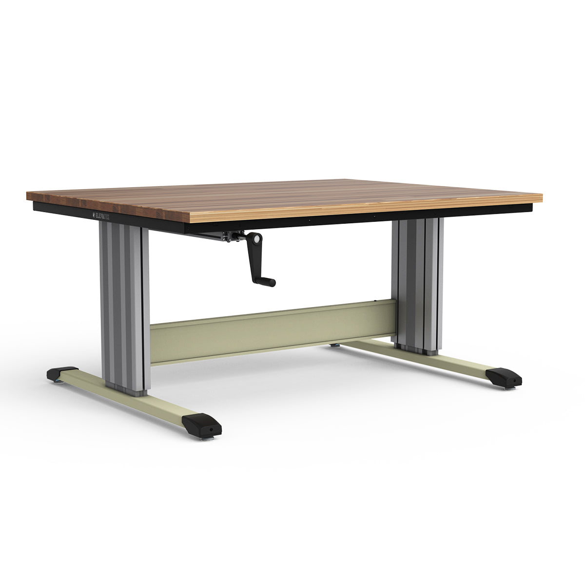 Adjustable Height Workbench - Laminated Wood Top