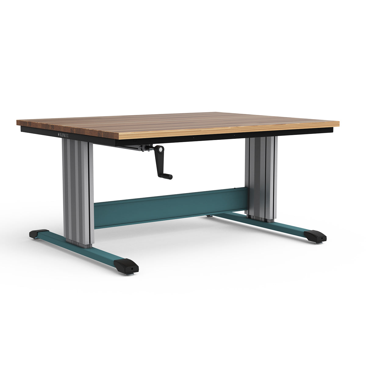 Adjustable Height Workbench - Laminated Wood Top