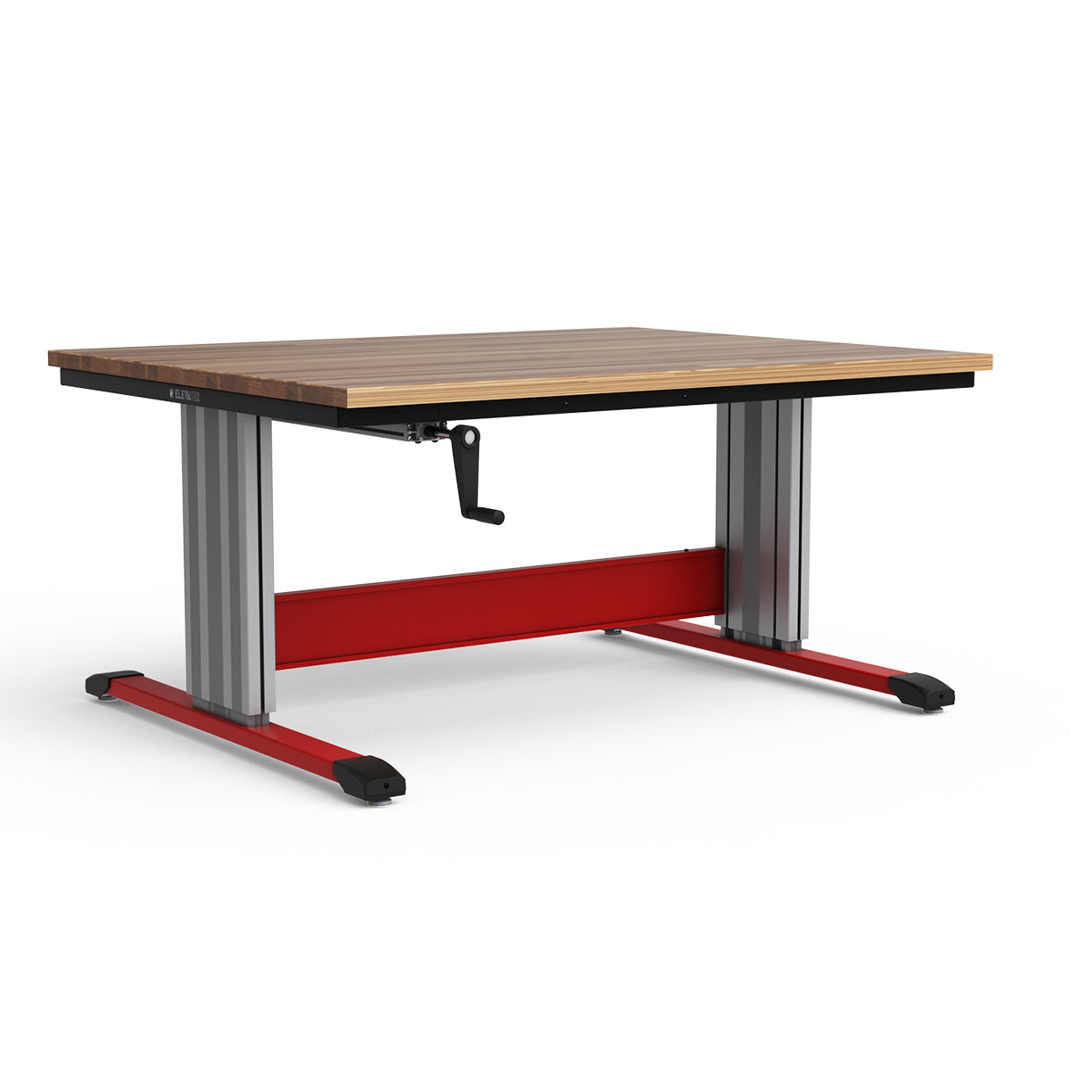 Adjustable Height Workbench - Laminated Wood Top