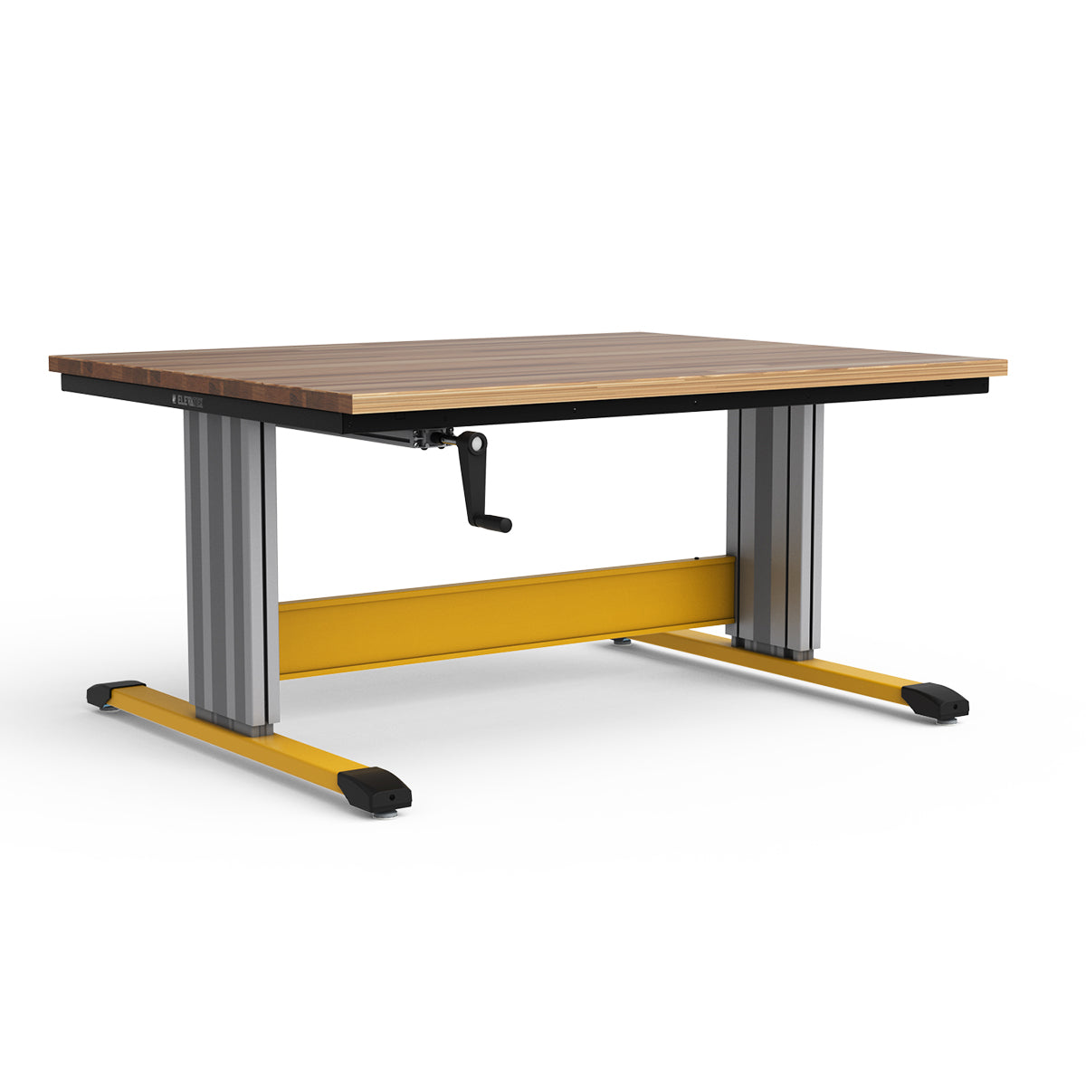 Adjustable Height Workbench - Laminated Wood Top