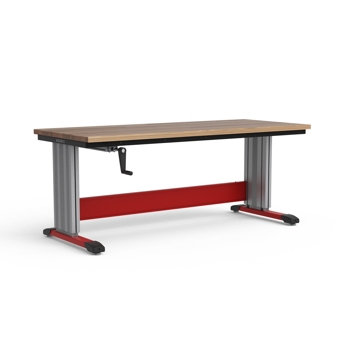 Adjustable Height Workbench - Laminated Wood Top