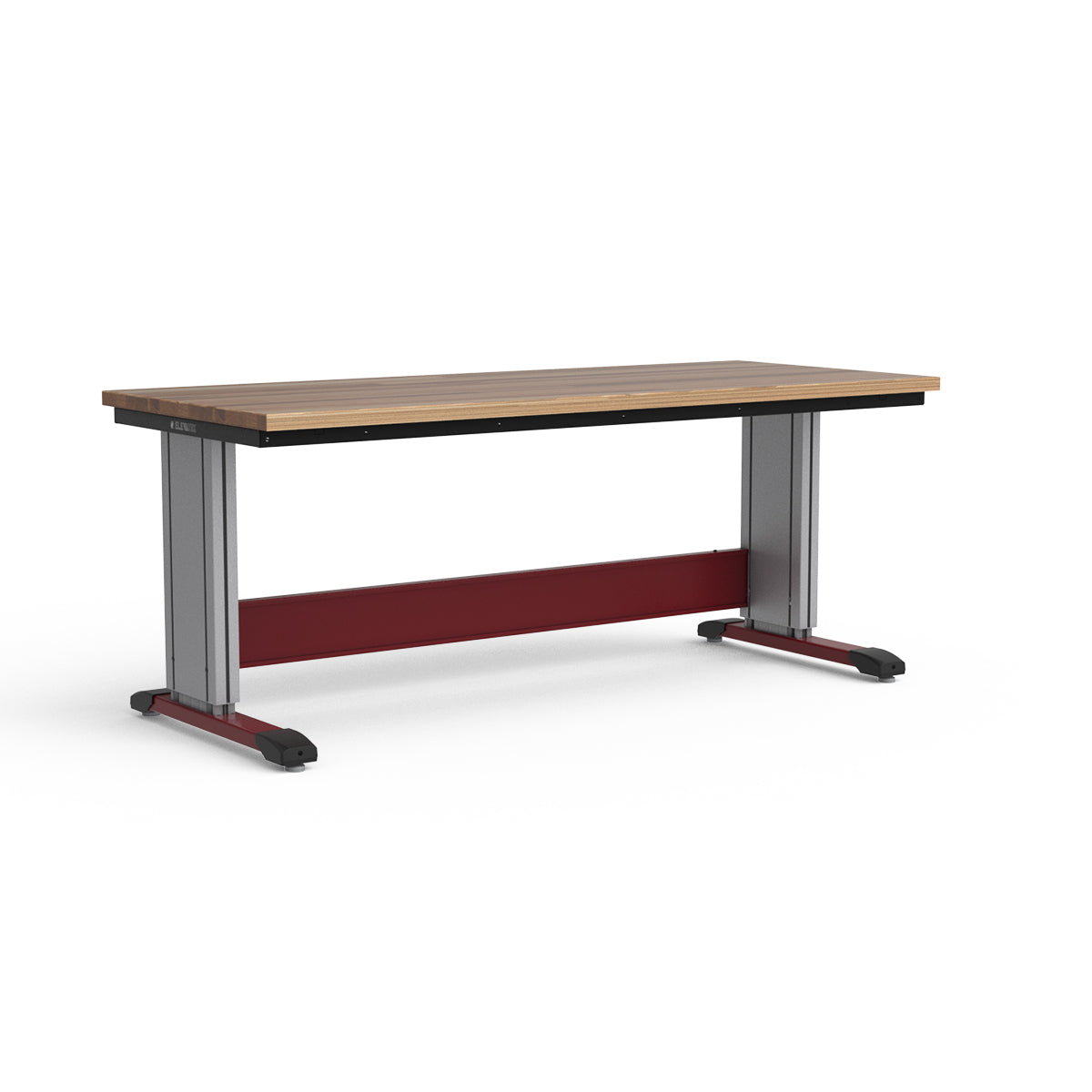 Adjustable Height Workbench - Laminated Wood Top