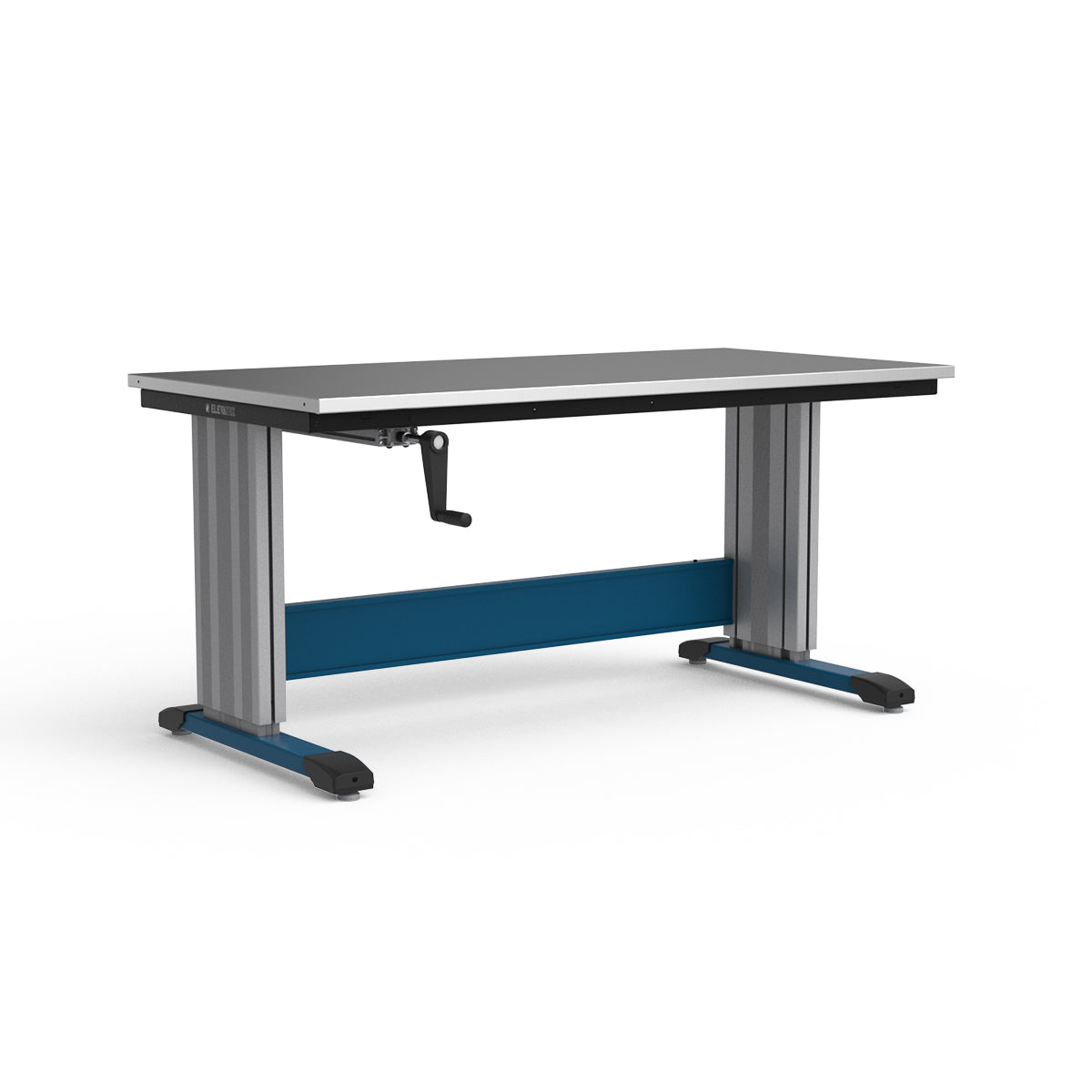 Adjustable Height Workbench - Stainless Steel Top