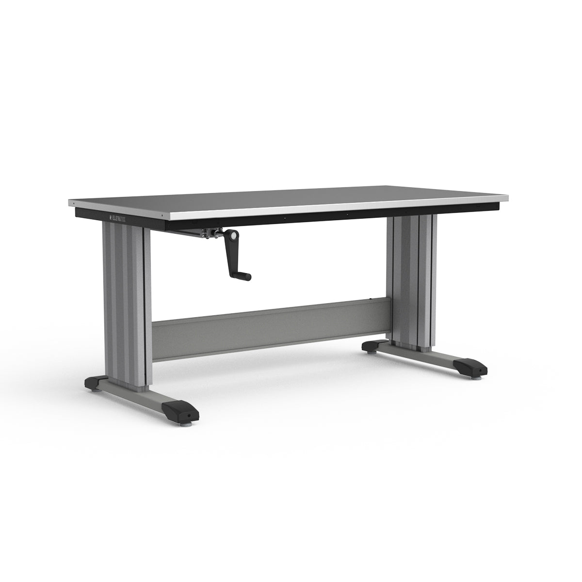 Adjustable Height Workbench - Stainless Steel Top