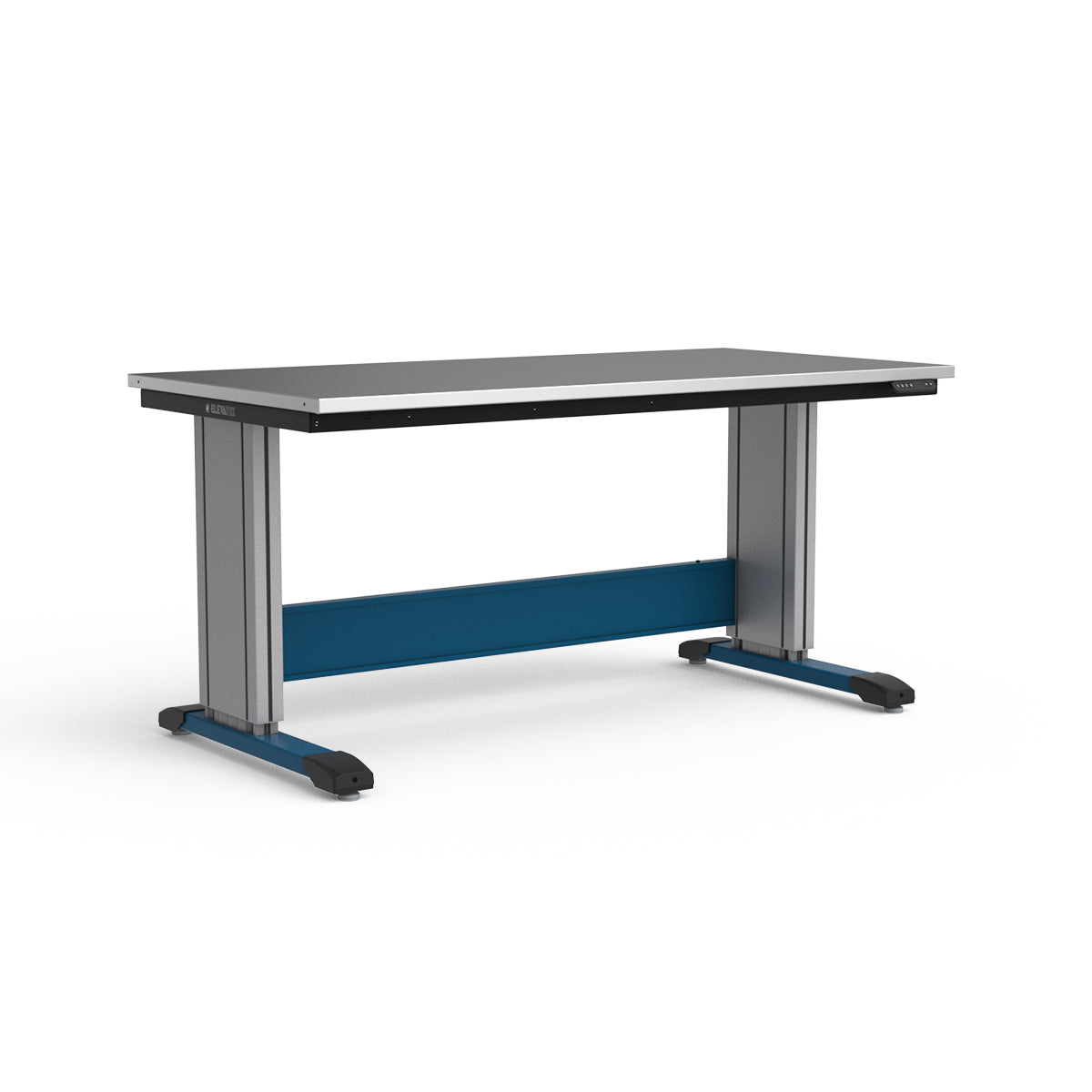 Adjustable Height Workbench - Stainless Steel Top