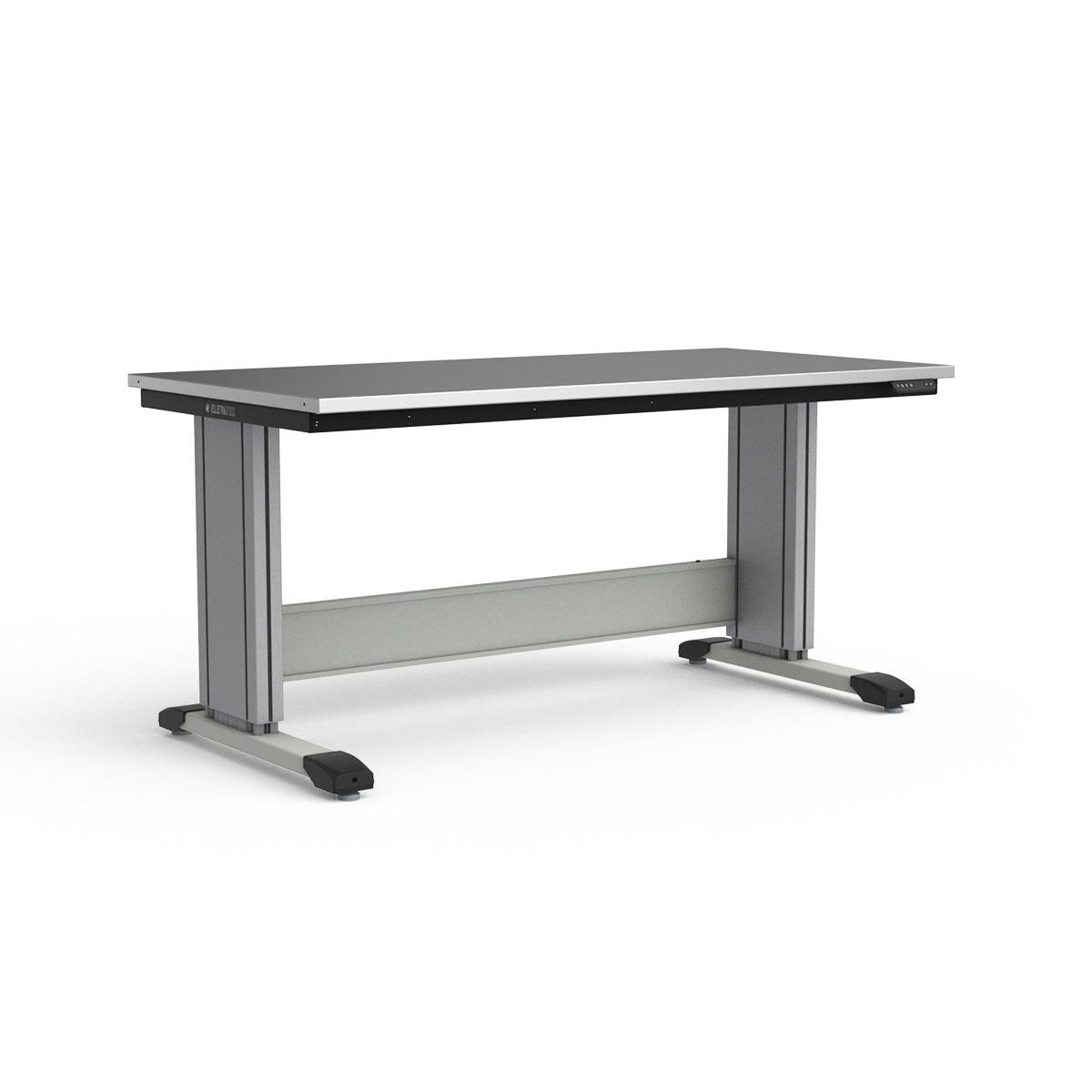 Adjustable Height Workbench - Stainless Steel Top