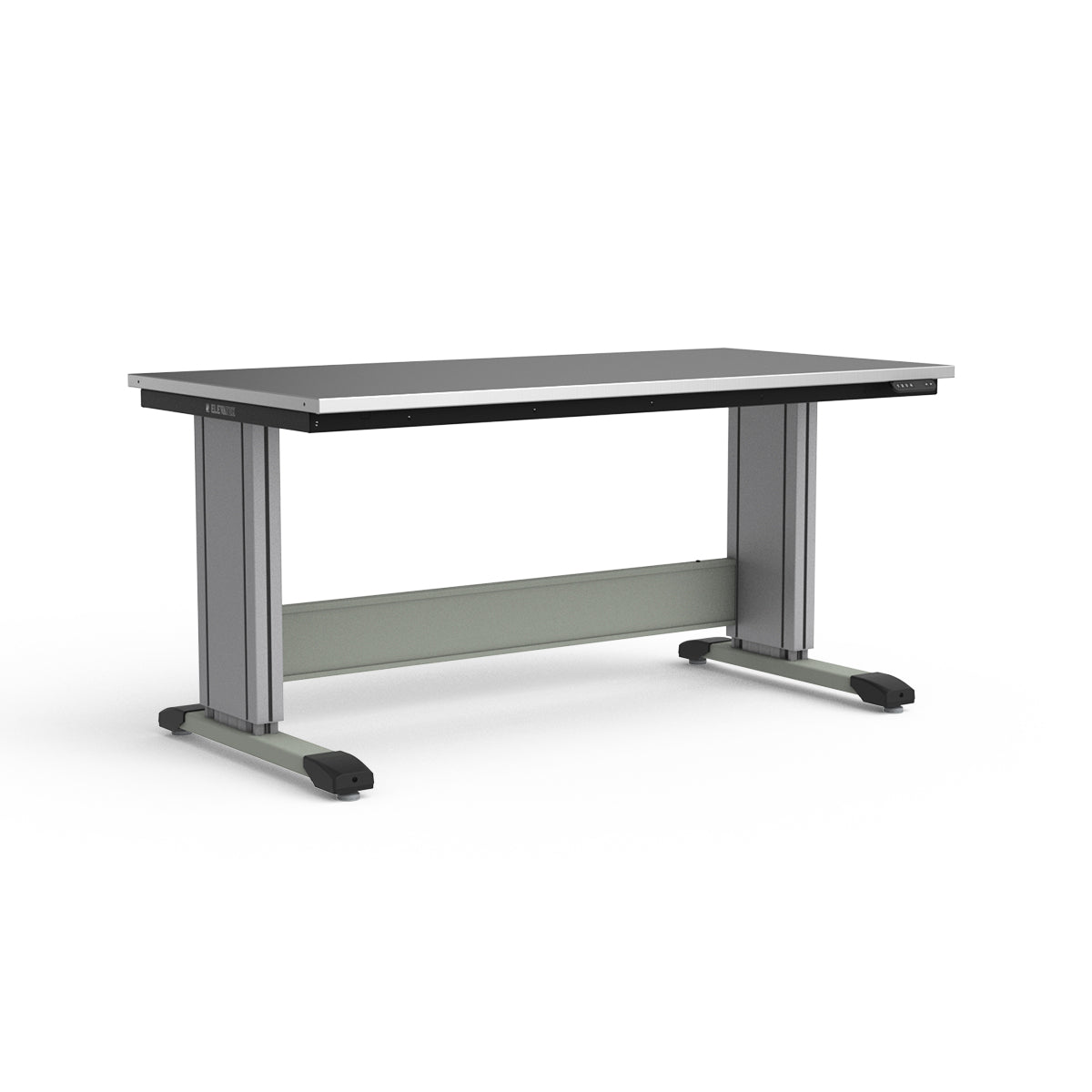 Adjustable Height Workbench - Stainless Steel Top
