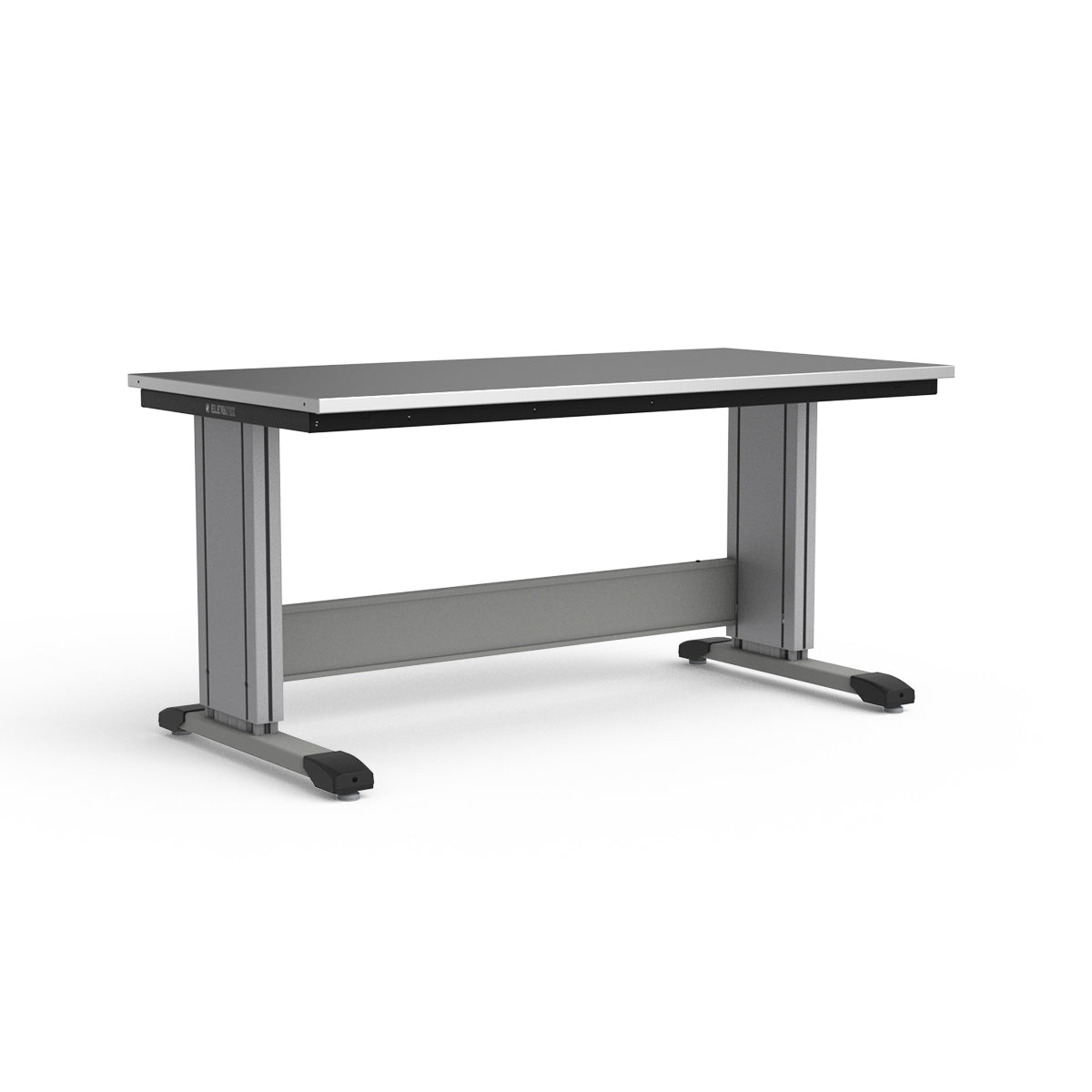 Adjustable Height Workbench - Stainless Steel Top