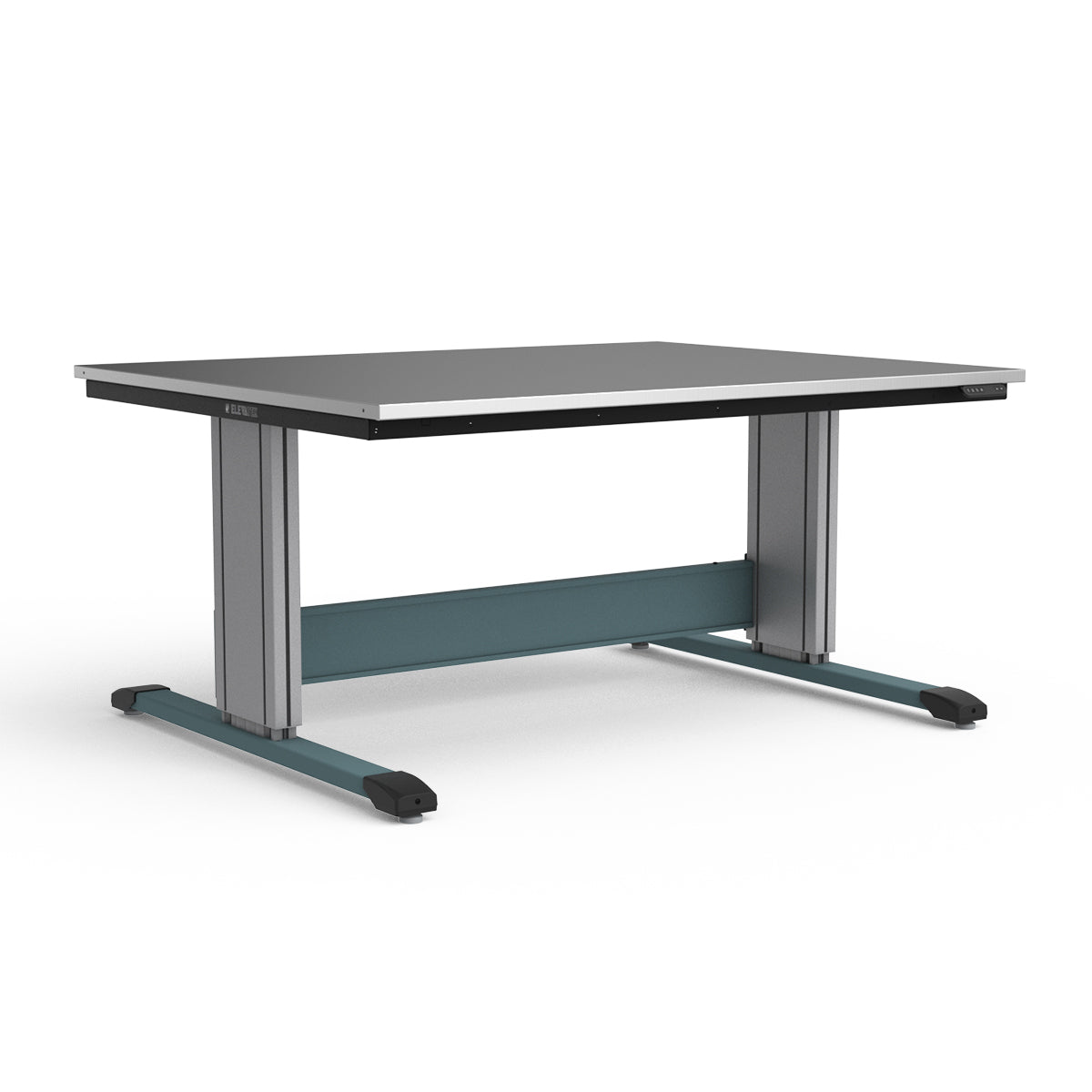 Adjustable Height Workbench - Stainless Steel Top