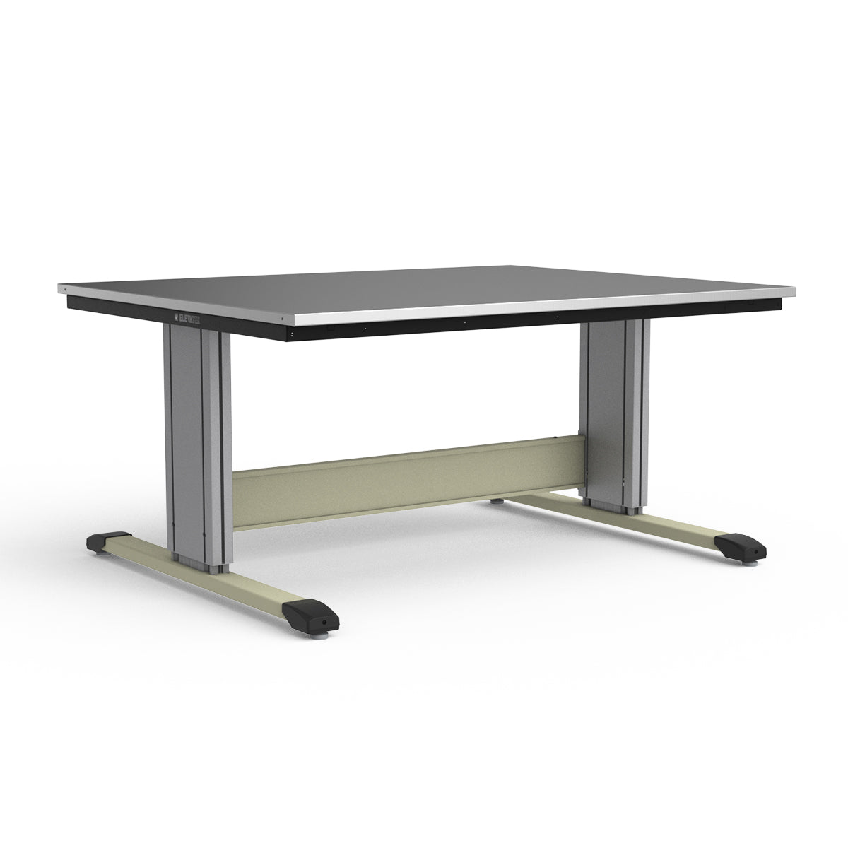 Adjustable Height Workbench - Stainless Steel Top
