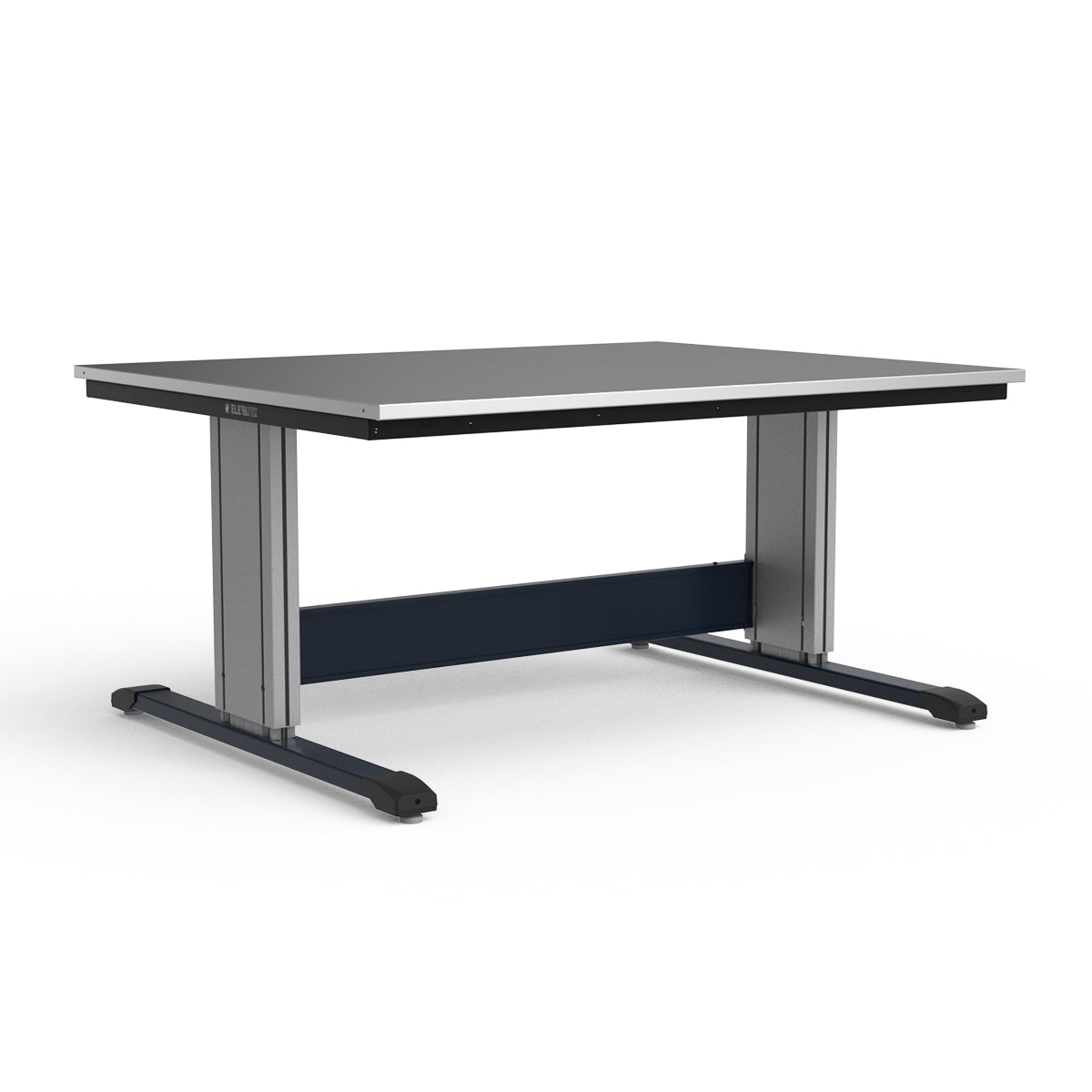 Adjustable Height Workbench - Stainless Steel Top