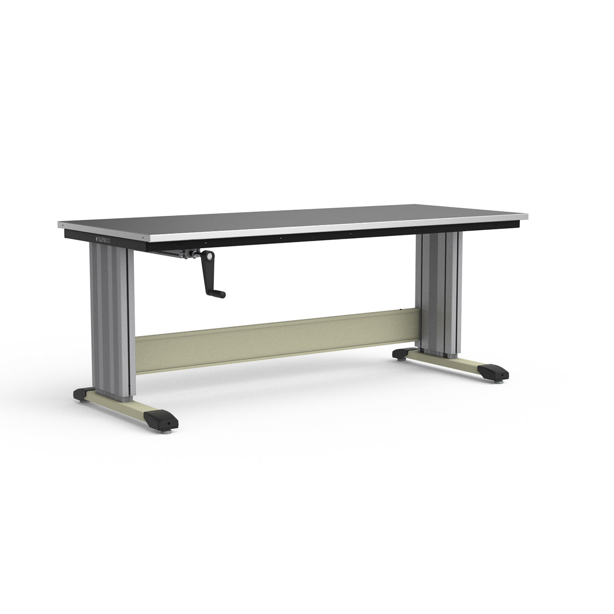 Adjustable Height Workbench - Stainless Steel Top