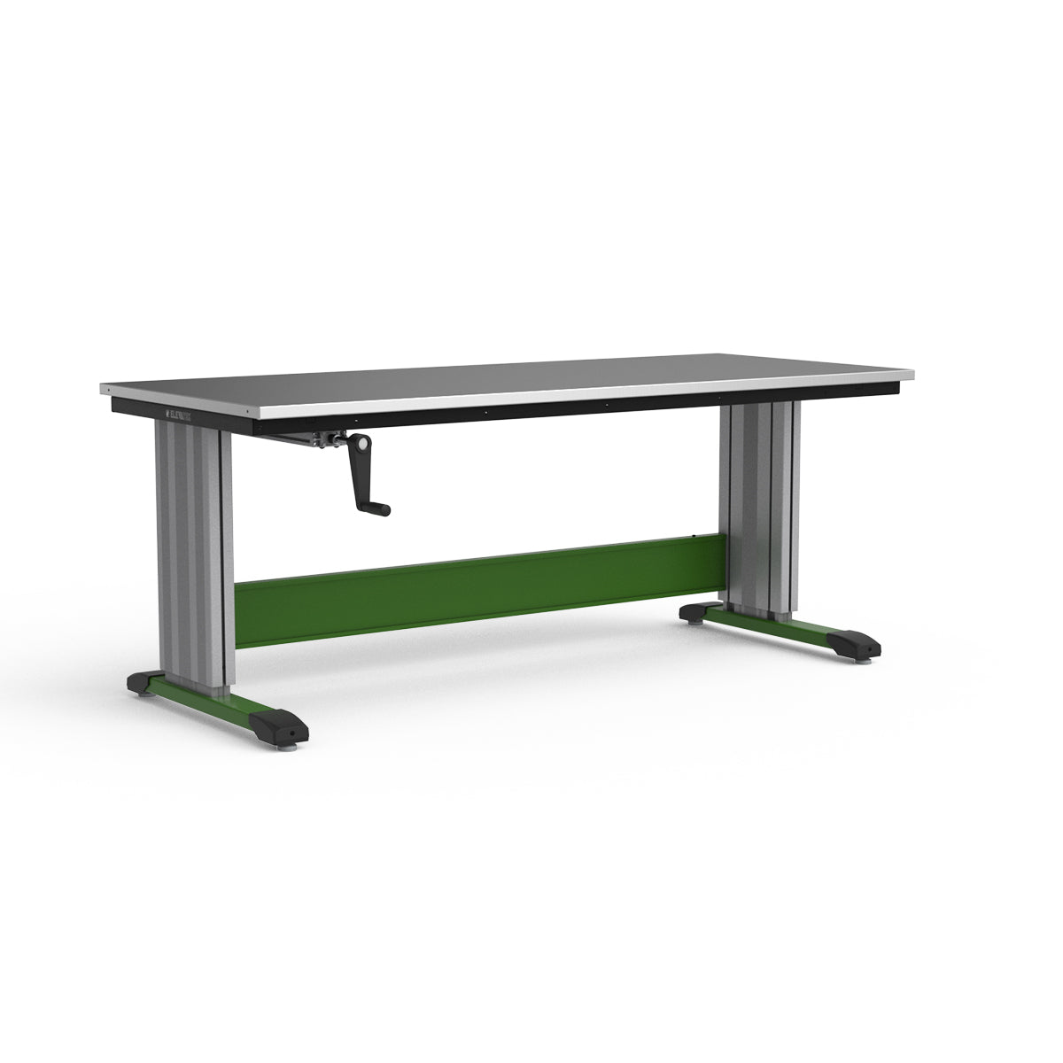 Adjustable Height Workbench - Stainless Steel Top