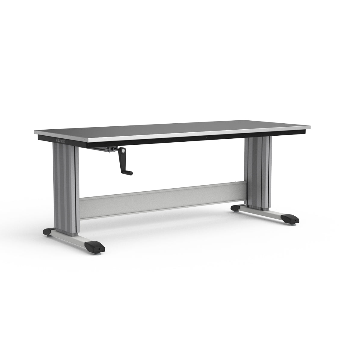 Adjustable Height Workbench - Stainless Steel Top